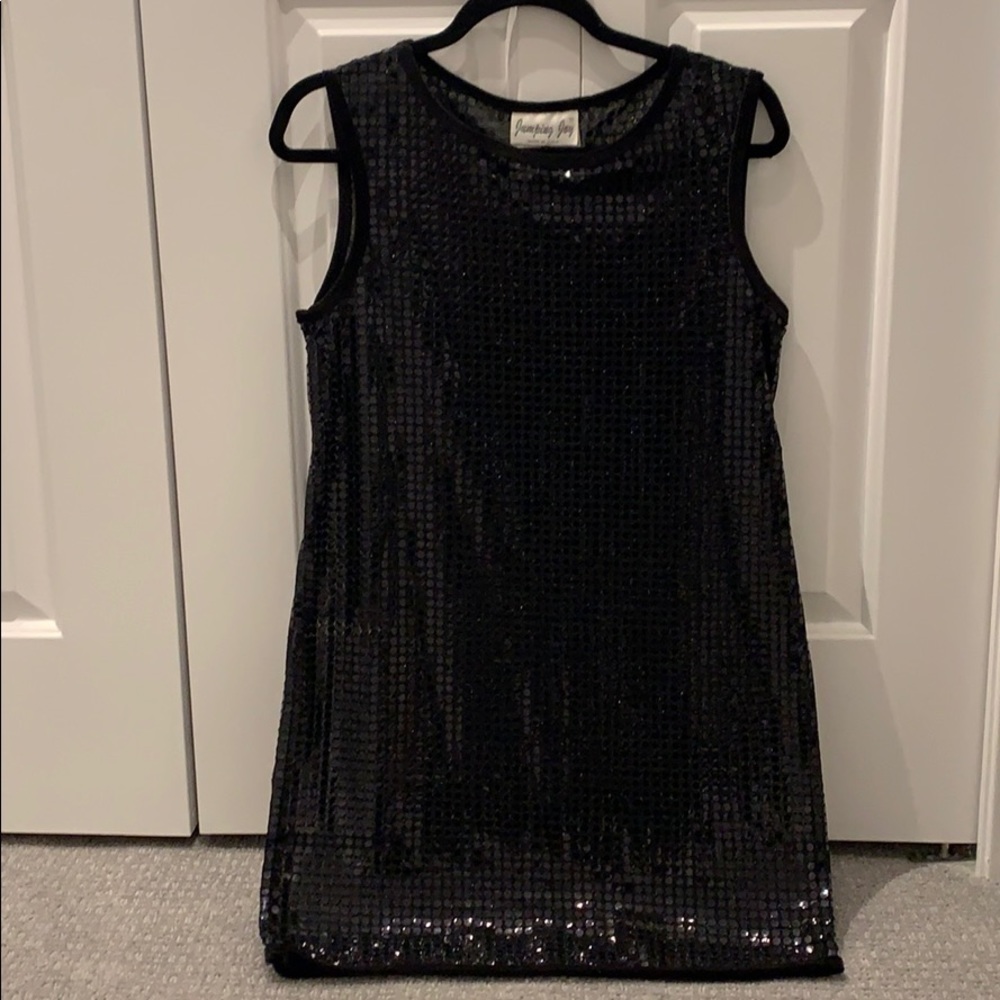 NWOT Beautiful Black Jumping Joy Sequin Dress